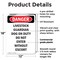 Signmission Livestock Guardian Dog On Duty Danger Sign, Plastic, 12in W x 18in L, 2PK OS-2PACK-DS-P-1218-V-2150 - alternate 3